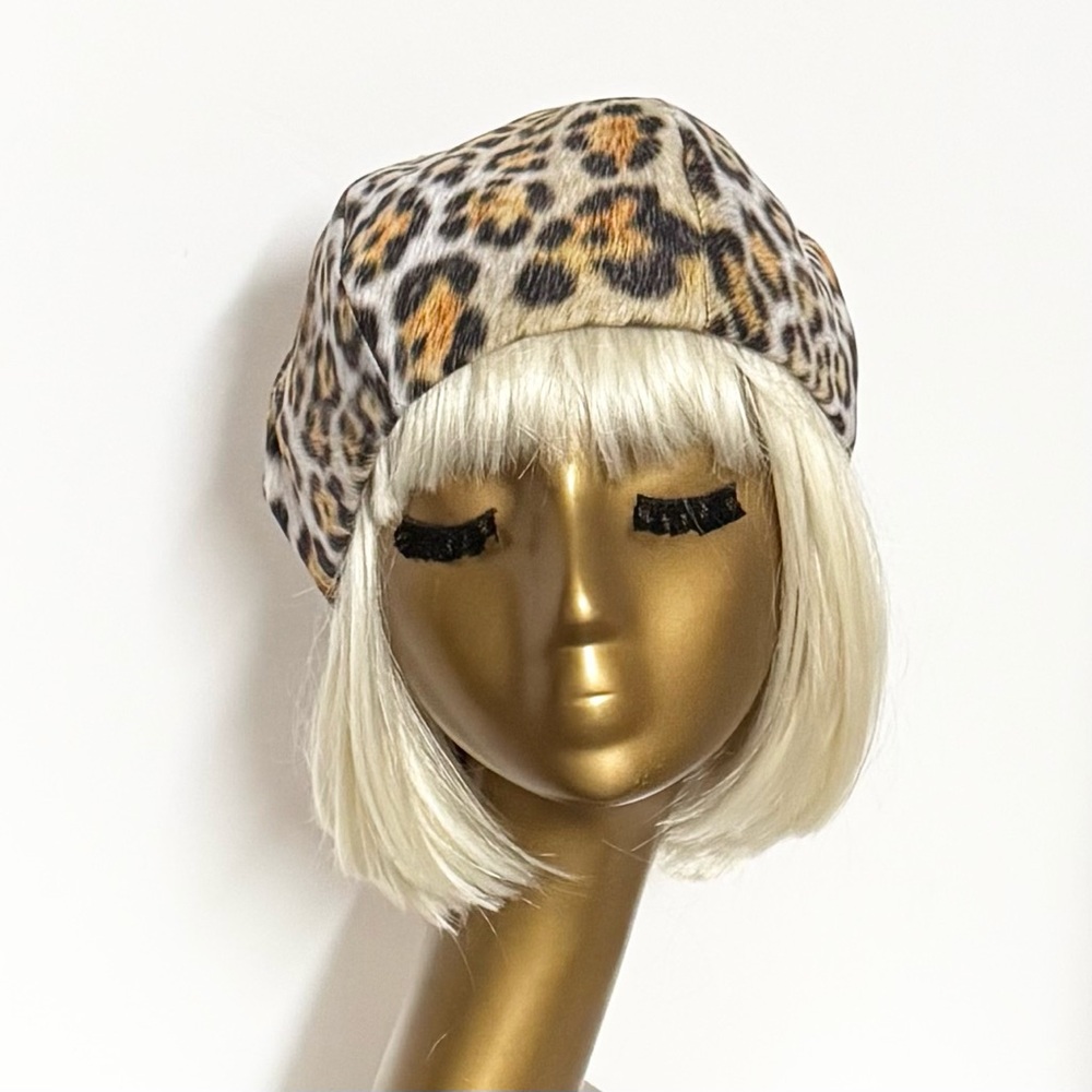 Leopard Beret Hat